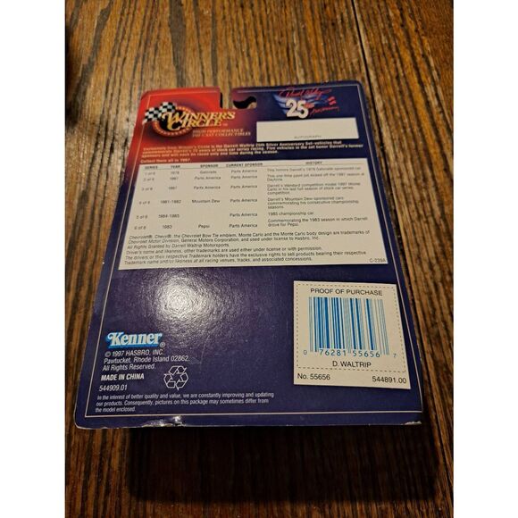 Vintage 1997 NASCAR Winners Circle Daryl Waltrip #17 Diecast Car Anniversary Car - Picture 2 of 2